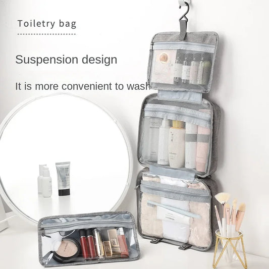 TravelNest™ – Hanging Travel Organizer ✨🧳
