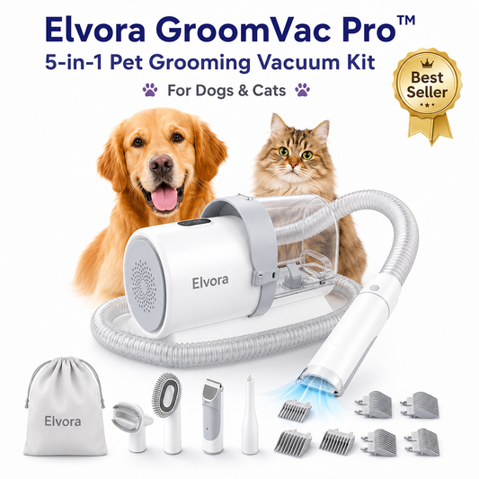 Elvora Groom Your Pet Without Covering Your Home in Fur. 🐾✨