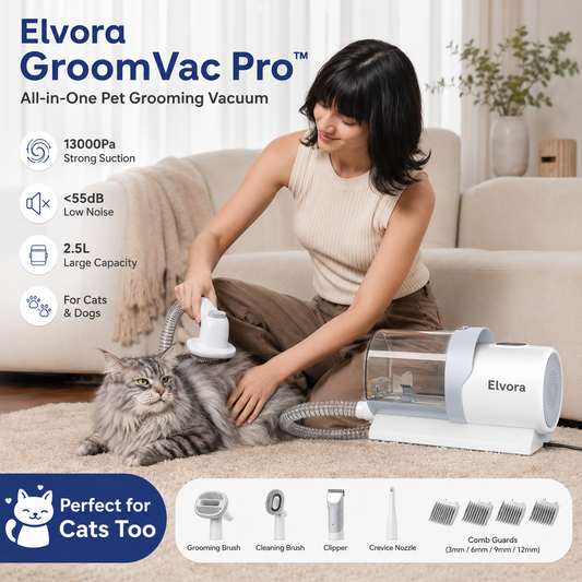 Elvora Groom Your Pet Without Covering Your Home in Fur. 🐾✨