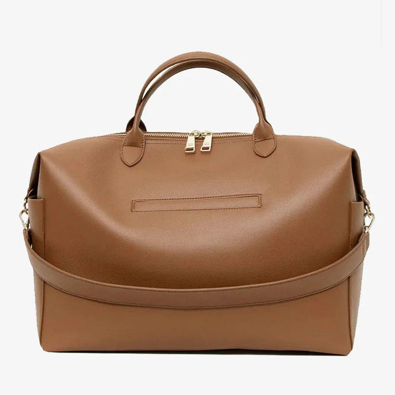 Customized PU Leather Three-in-One Portable Handbag Diaper Backpack Travel Shoulder Strap Mother Bag Fashionable Simple Design