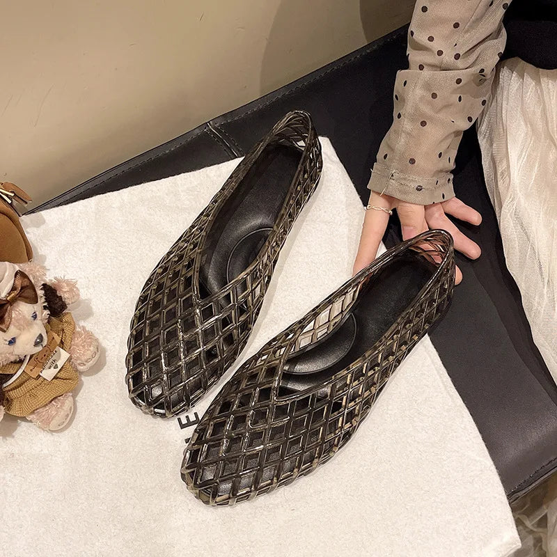 CrystalStep™ – Comfort Jelly Sandals ✨👡