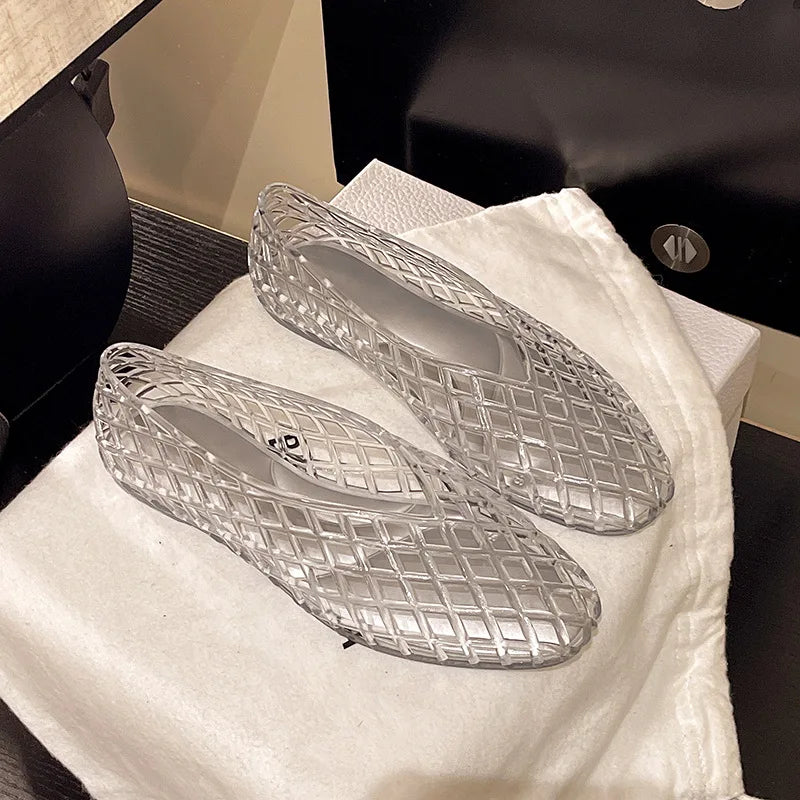 CrystalStep™ – Comfort Jelly Sandals ✨👡