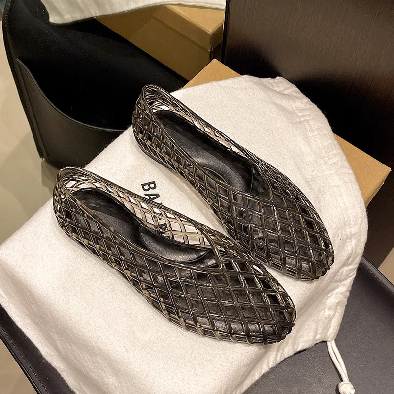 CrystalStep™ – Comfort Jelly Sandals ✨👡