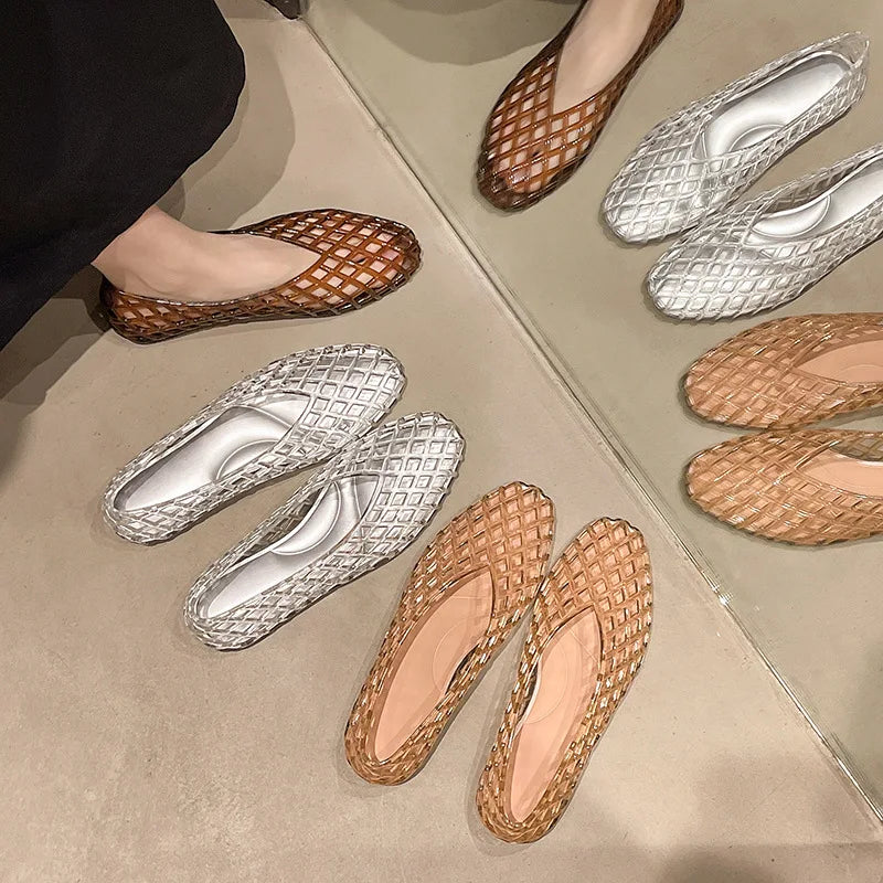 CrystalStep™ – Comfort Jelly Sandals ✨👡