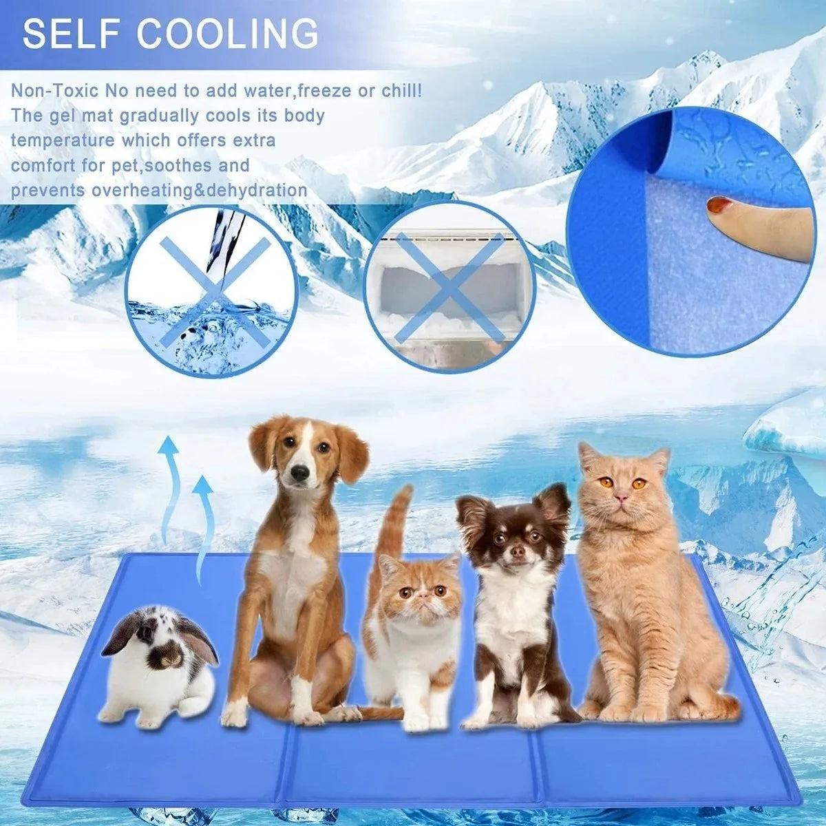 CoolNest™ – Cooling Pet Bed 🐾❄️