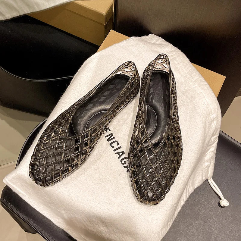CrystalStep™ – Comfort Jelly Sandals ✨👡