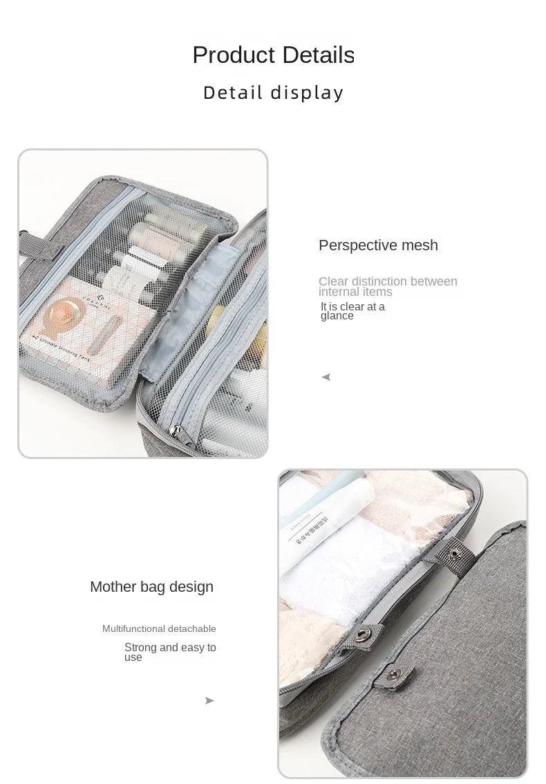 TravelNest™ – Hanging Travel Organizer ✨🧳