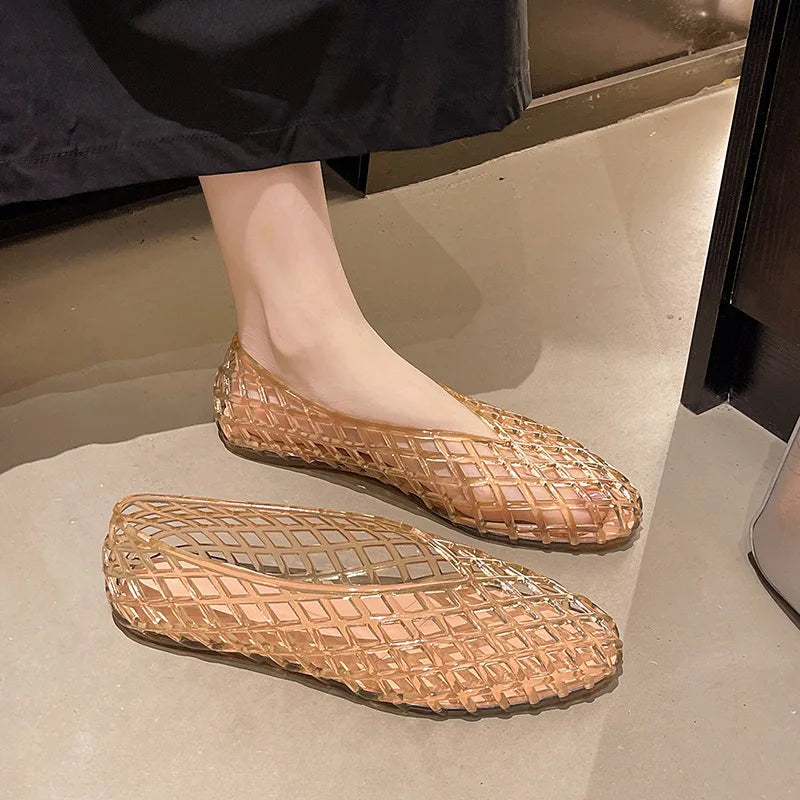 CrystalStep™ – Comfort Jelly Sandals ✨👡