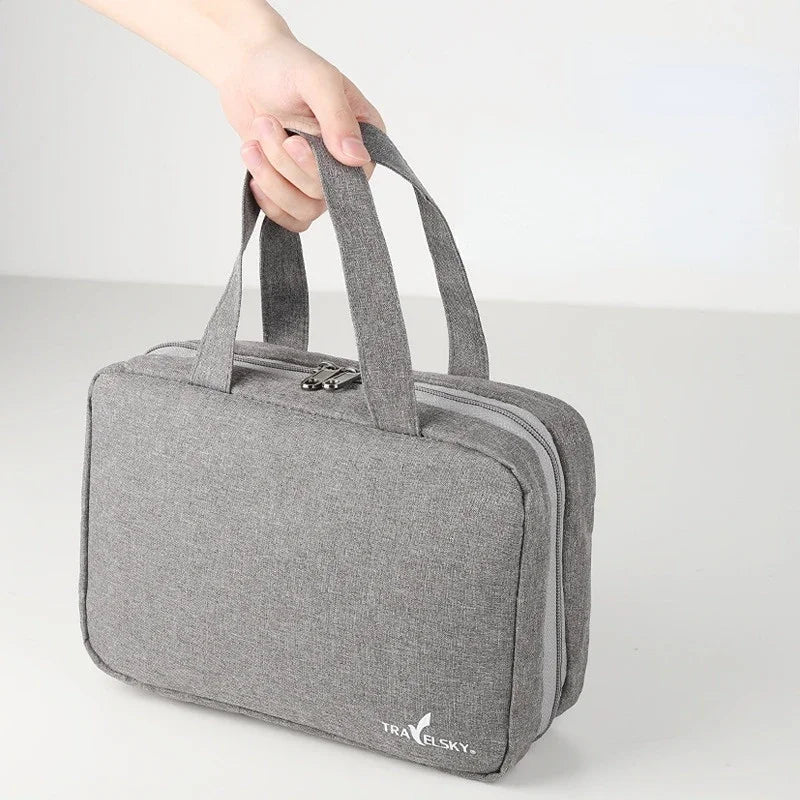 TravelNest™ – Hanging Travel Organizer ✨🧳
