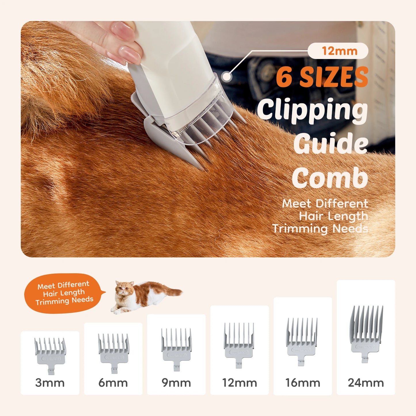 Elvora GroomVac Pro™ – 5-in-1 Pet Grooming Vacuum Kit 🐾✨