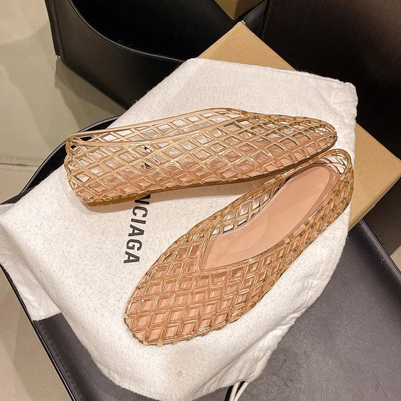 CrystalStep™ – Comfort Jelly Sandals ✨👡