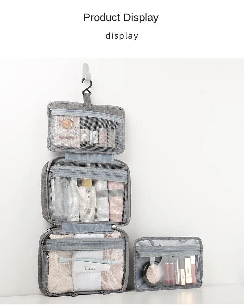 TravelNest™ – Hanging Travel Organizer ✨🧳