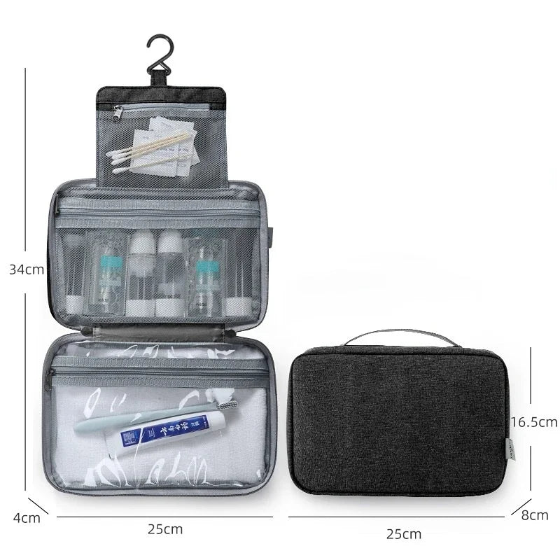 TravelNest™ – Hanging Travel Organizer ✨🧳