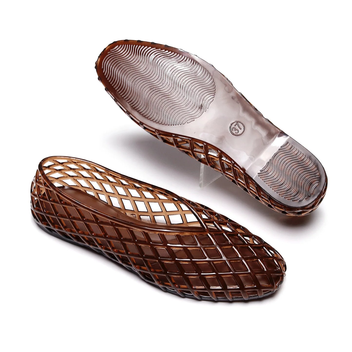 CrystalStep™ – Comfort Jelly Sandals ✨👡