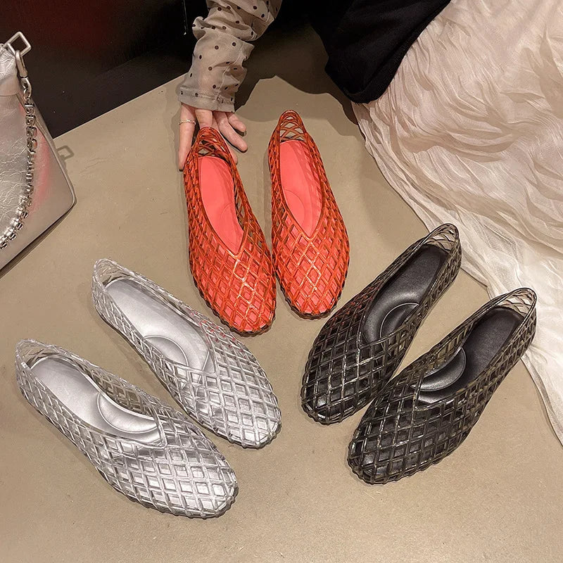 CrystalStep™ – Comfort Jelly Sandals ✨👡
