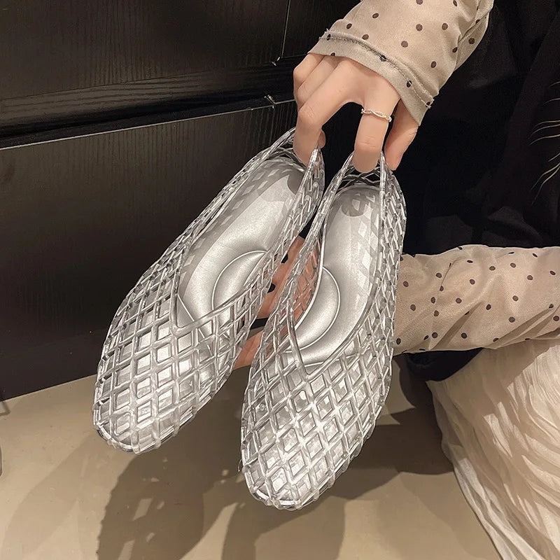 CrystalStep™ – Comfort Jelly Sandals ✨👡
