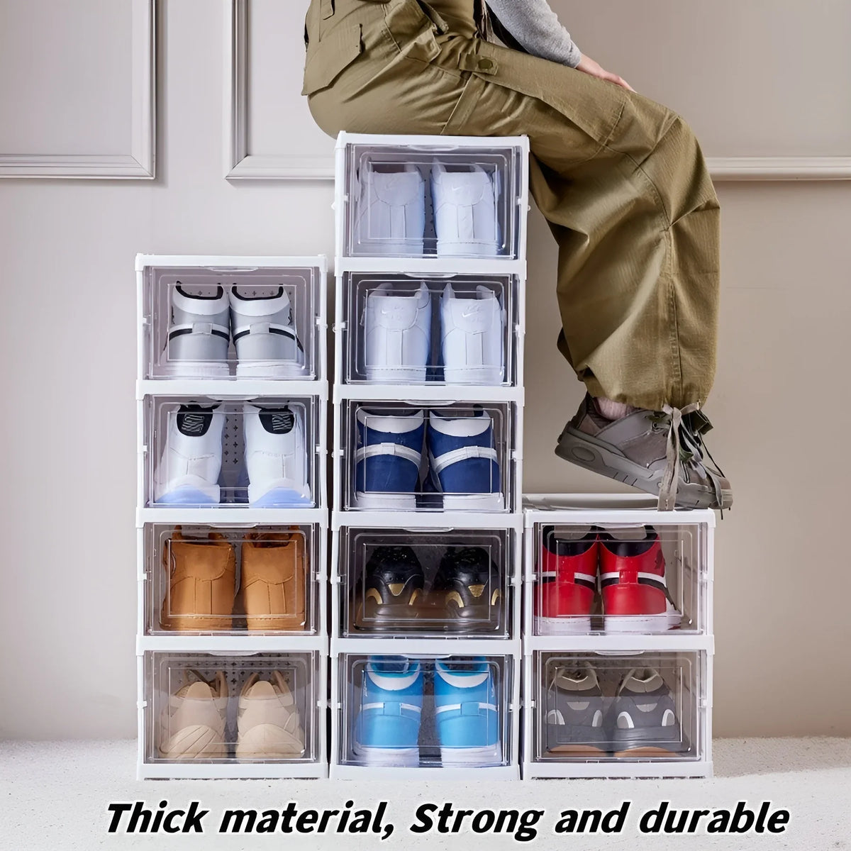 6-Tier Foldable Sneaker Display Gallery