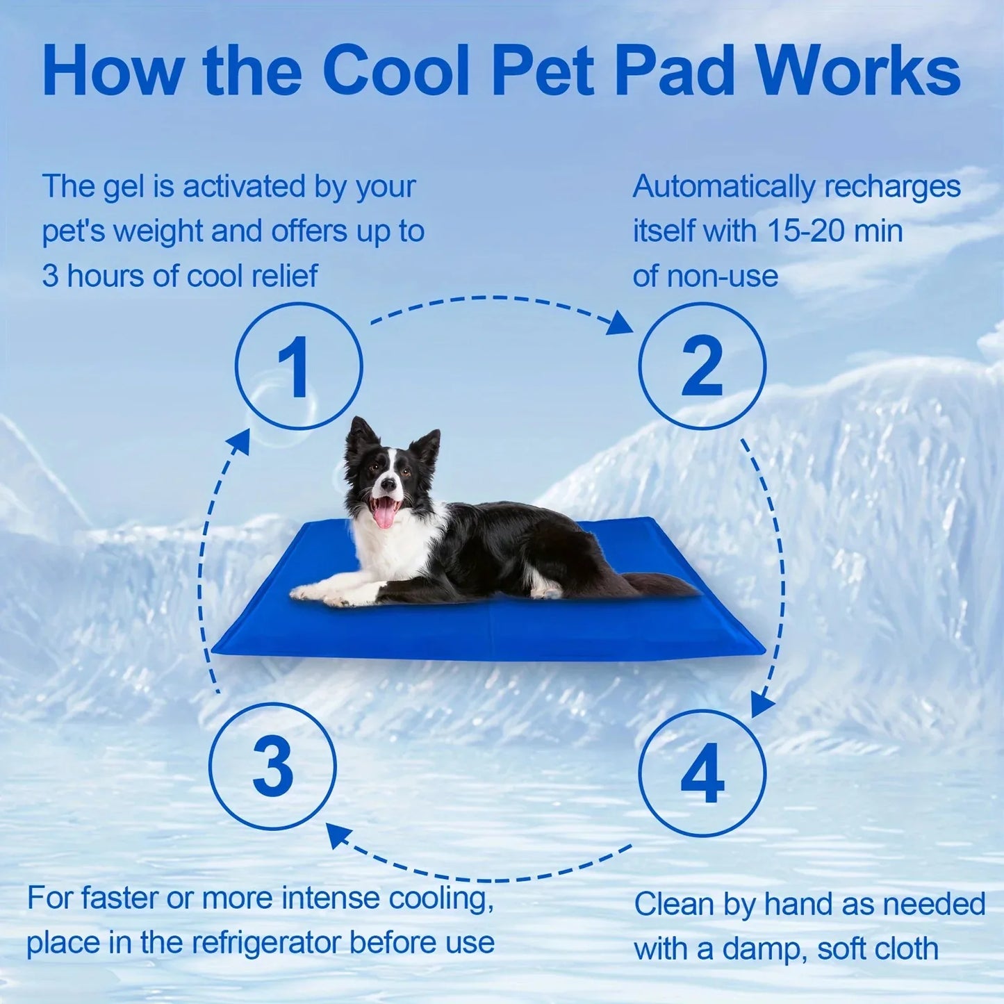 CoolNest™ – Cooling Pet Bed 🐾❄️