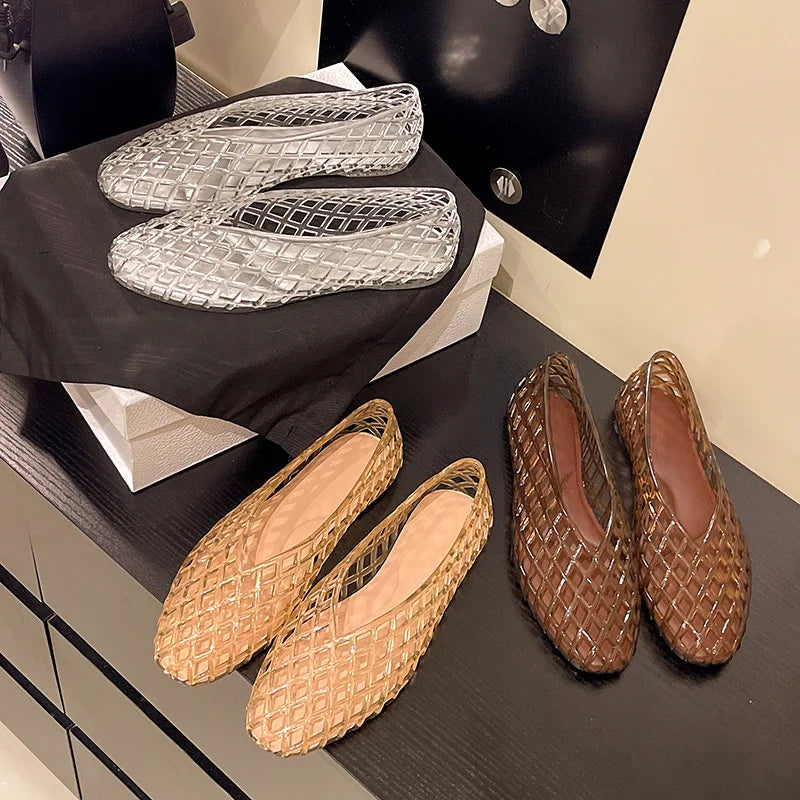 CrystalStep™ – Comfort Jelly Sandals ✨👡