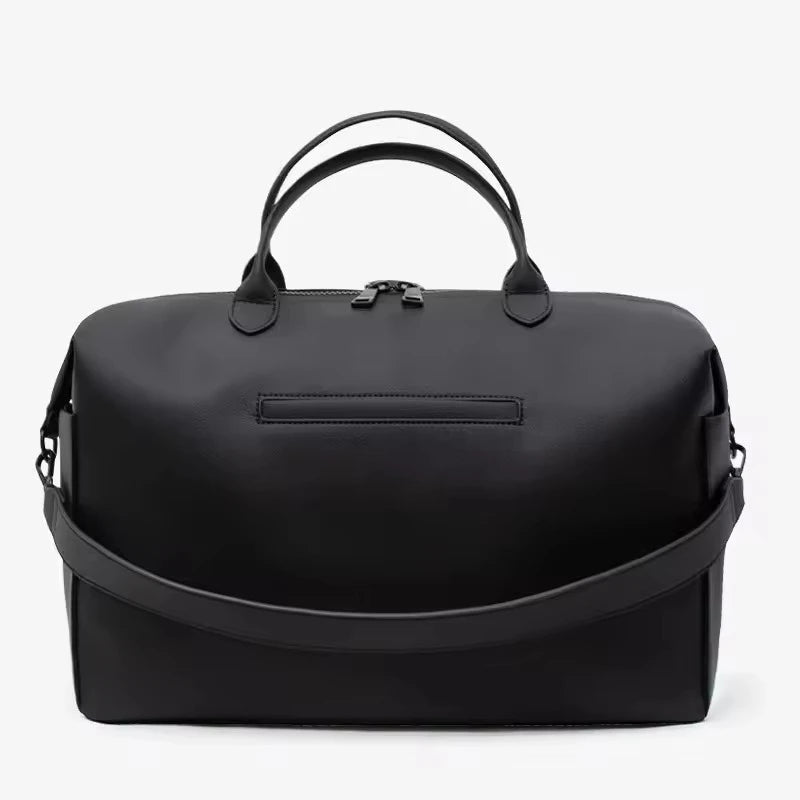 Customized PU Leather Three-in-One Portable Handbag Diaper Backpack Travel Shoulder Strap Mother Bag Fashionable Simple Design