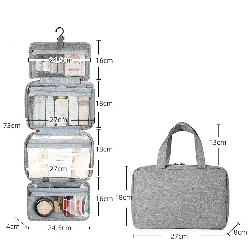 TravelNest™ – Hanging Travel Organizer ✨🧳