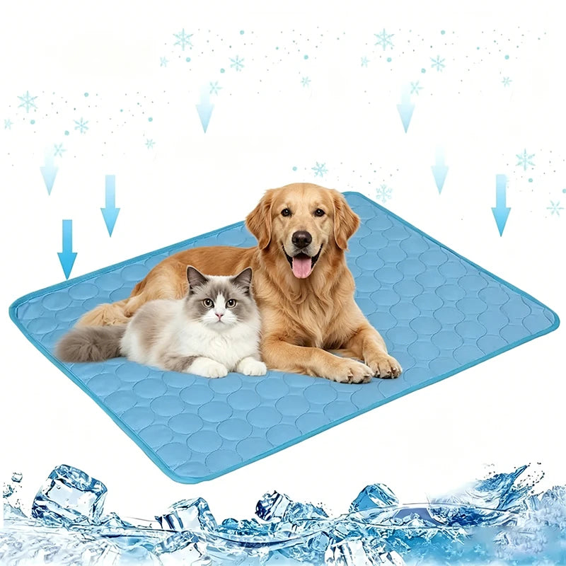ChillHaven™ – Breathable Cooling Pet Mat 🐾❄️