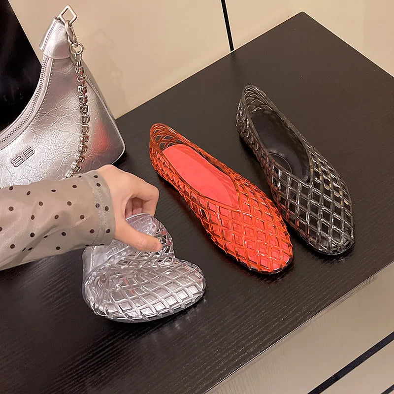 CrystalStep™ – Comfort Jelly Sandals ✨👡