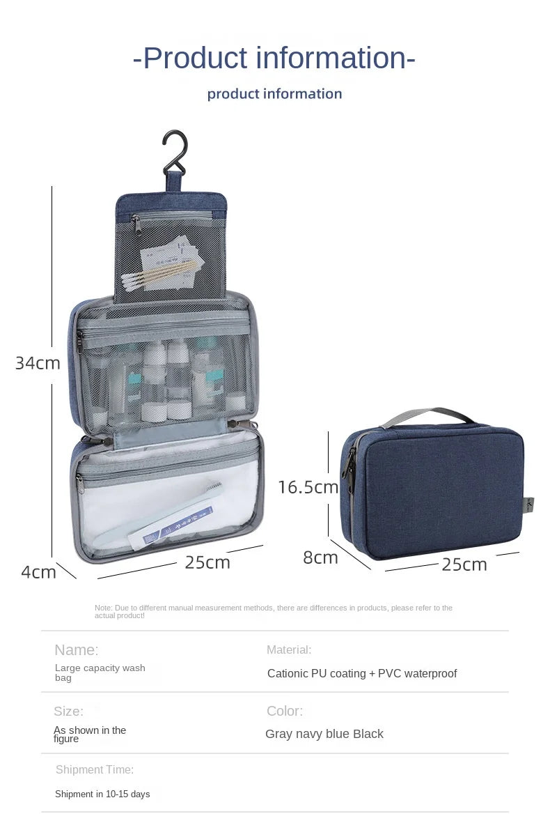 TravelNest™ – Hanging Travel Organizer ✨🧳