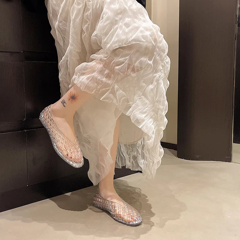 CrystalStep™ – Comfort Jelly Sandals ✨👡