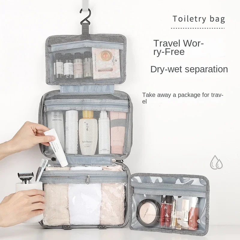 TravelNest™ – Hanging Travel Organizer ✨🧳