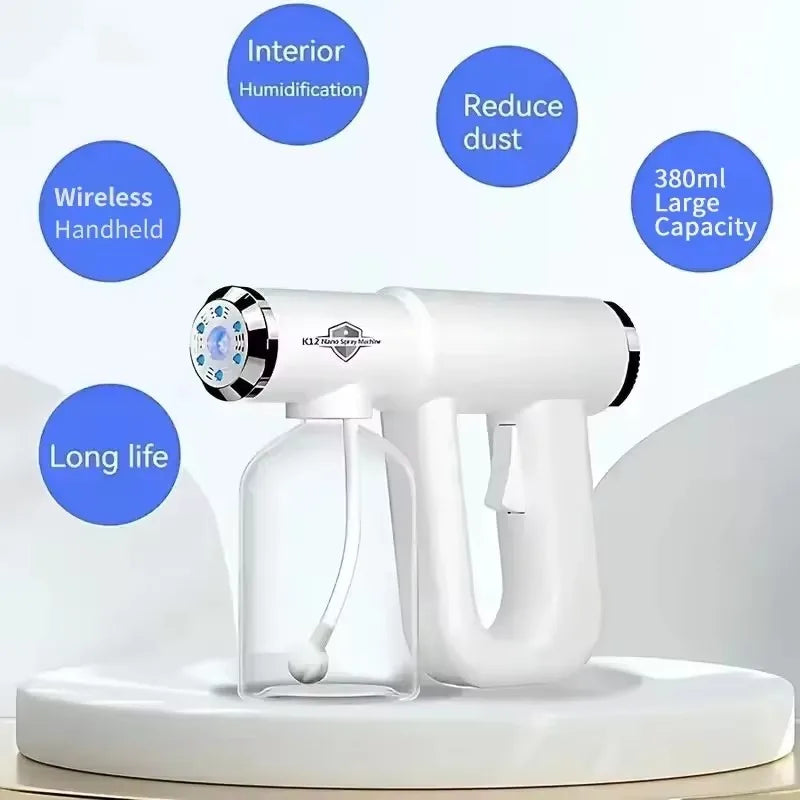 Elvora NanoMist Pro™ – Rechargeable Styling Sprayer 💙✨
