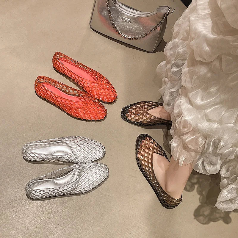 CrystalStep™ – Comfort Jelly Sandals ✨👡