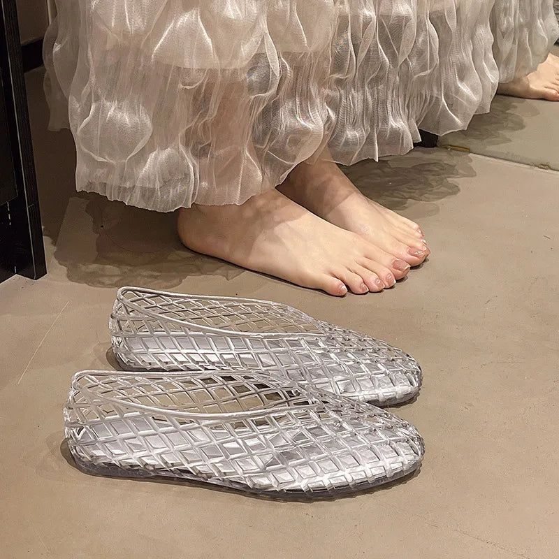 CrystalStep™ – Comfort Jelly Sandals ✨👡