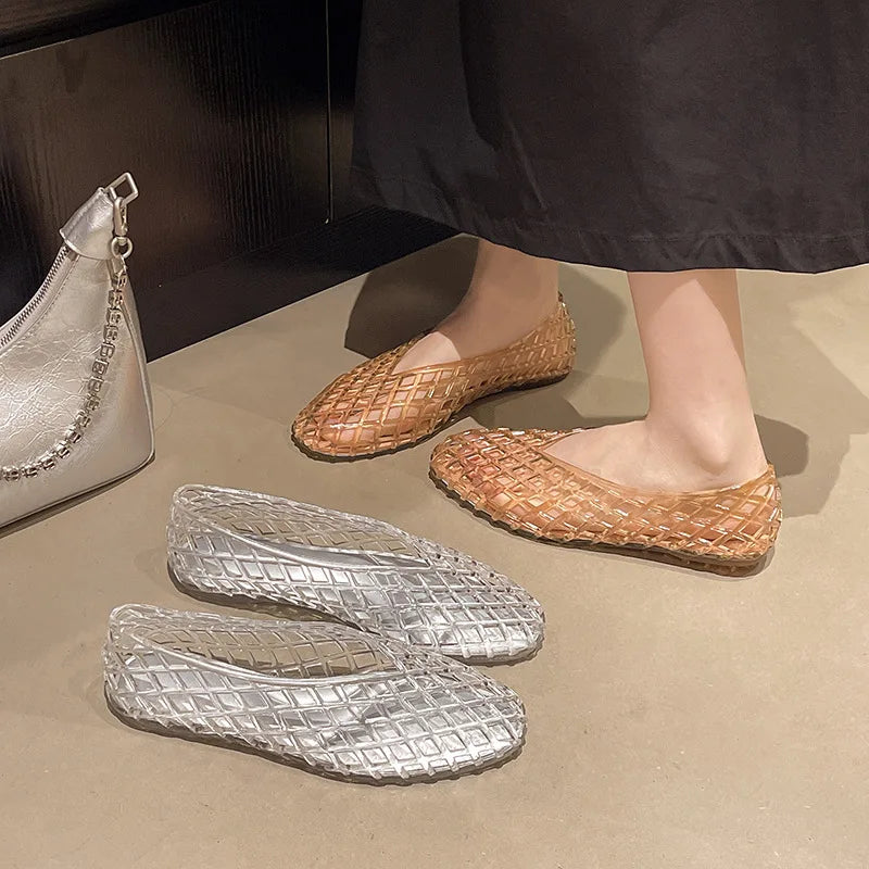 CrystalStep™ – Comfort Jelly Sandals ✨👡