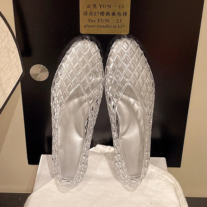 CrystalStep™ – Comfort Jelly Sandals ✨👡