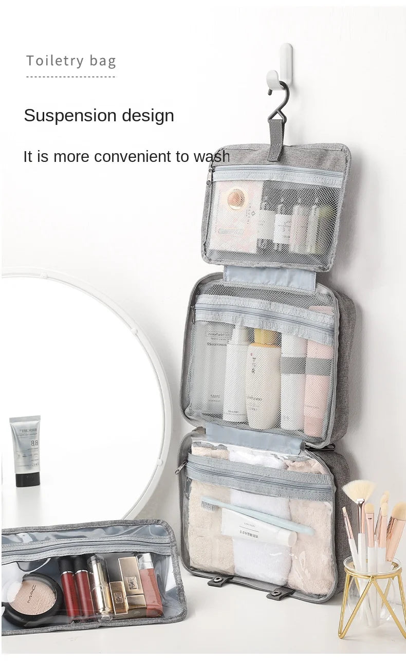 TravelNest™ – Hanging Travel Organizer ✨🧳