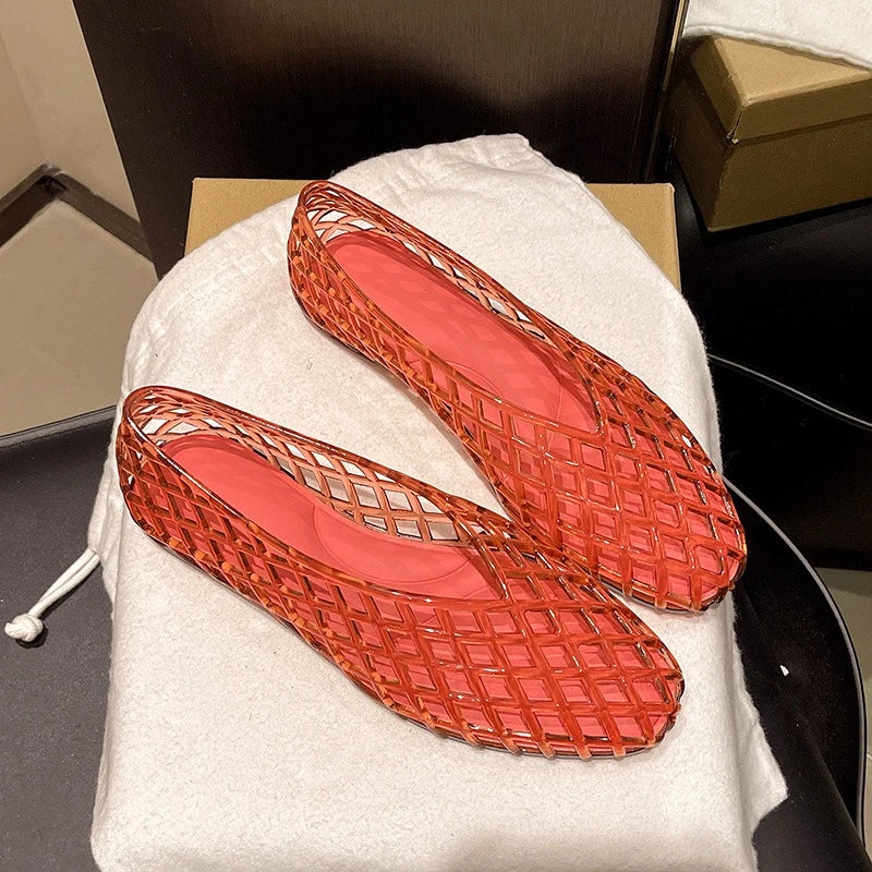 CrystalStep™ – Comfort Jelly Sandals ✨👡