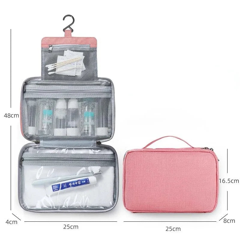 TravelNest™ – Hanging Travel Organizer ✨🧳